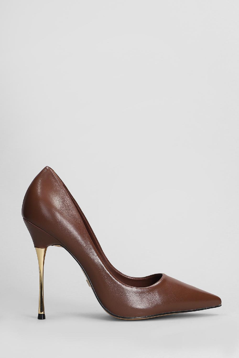 Deliberti Carrano Decollete in pelle marrone cod. 406993 - Deliberti The Luxury Shopping