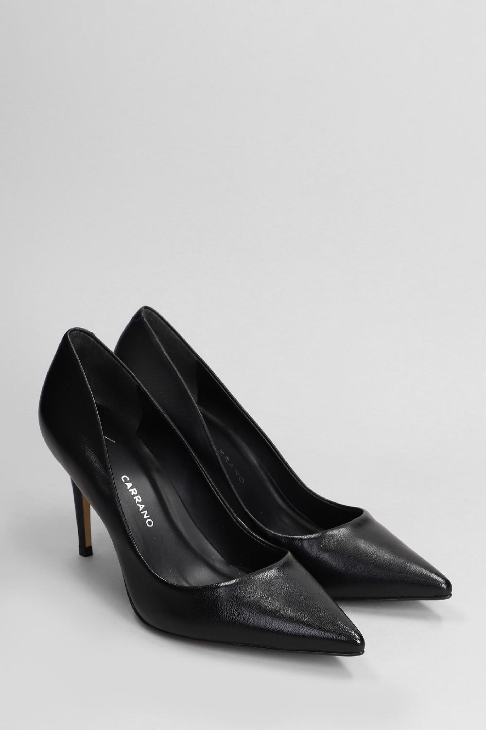 Deliberti Carrano Decollete In Pelle Nera Cod. 407001 - Deliberti The Luxury Shopping
