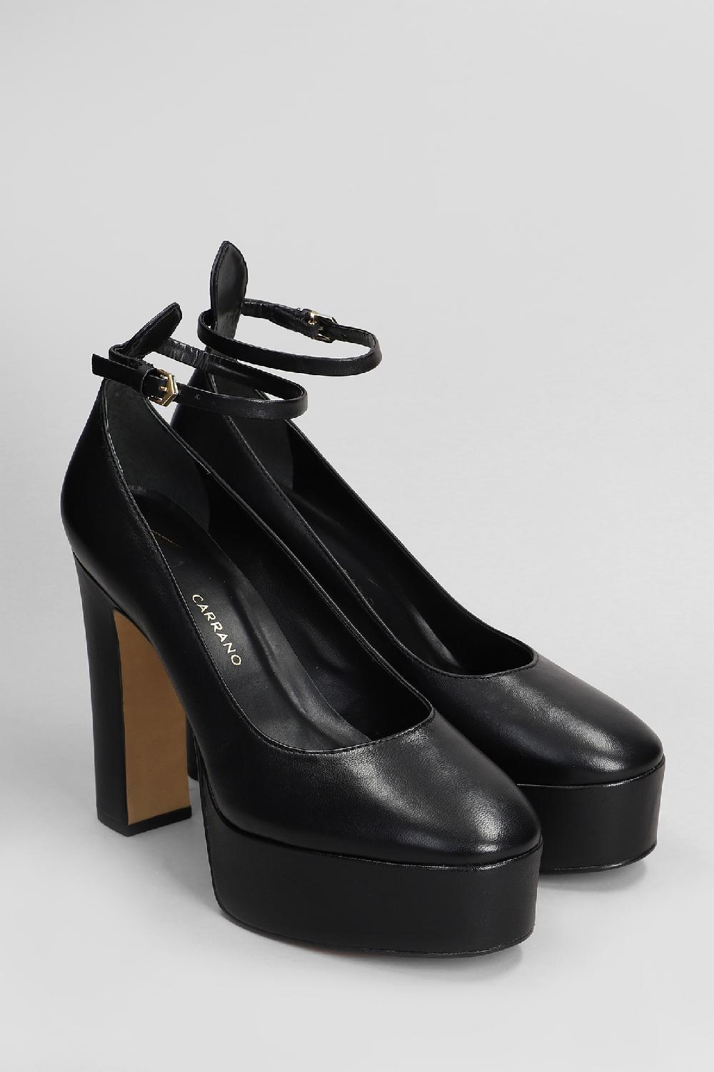 Deliberti Carrano Decollete In Pelle Nera Cod. 407009 - Deliberti The Luxury Shopping