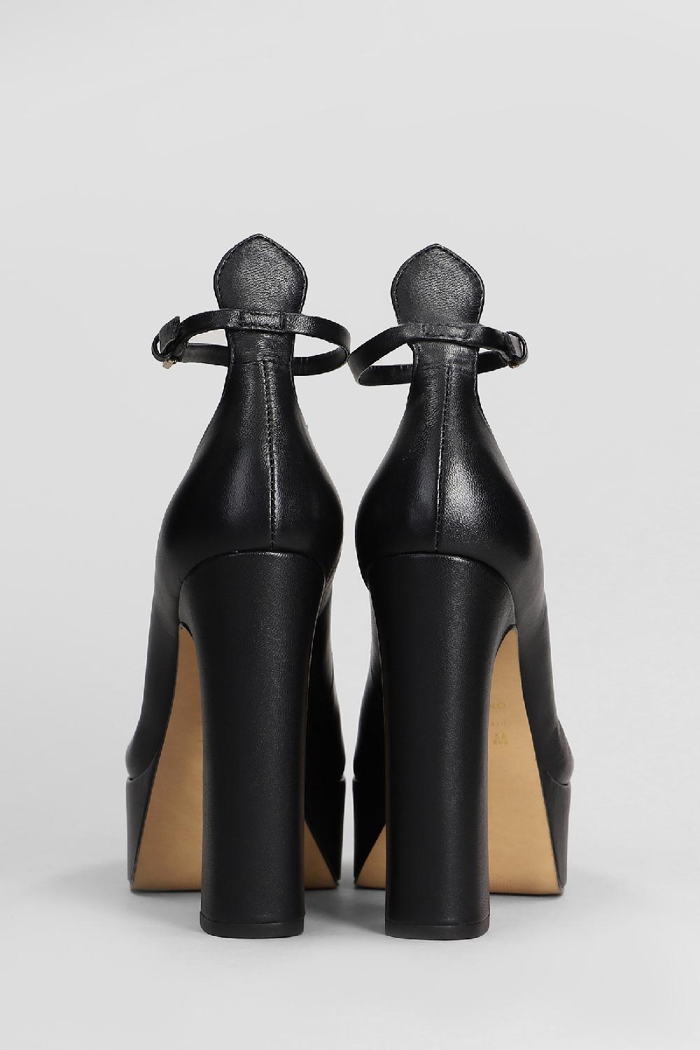Deliberti Carrano Decollete In Pelle Nera Cod. 407009 - Deliberti The Luxury Shopping