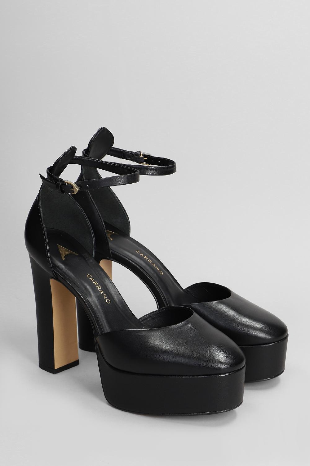 Deliberti Carrano Decollete In Pelle Nera Cod. 407013 - Deliberti The Luxury Shopping