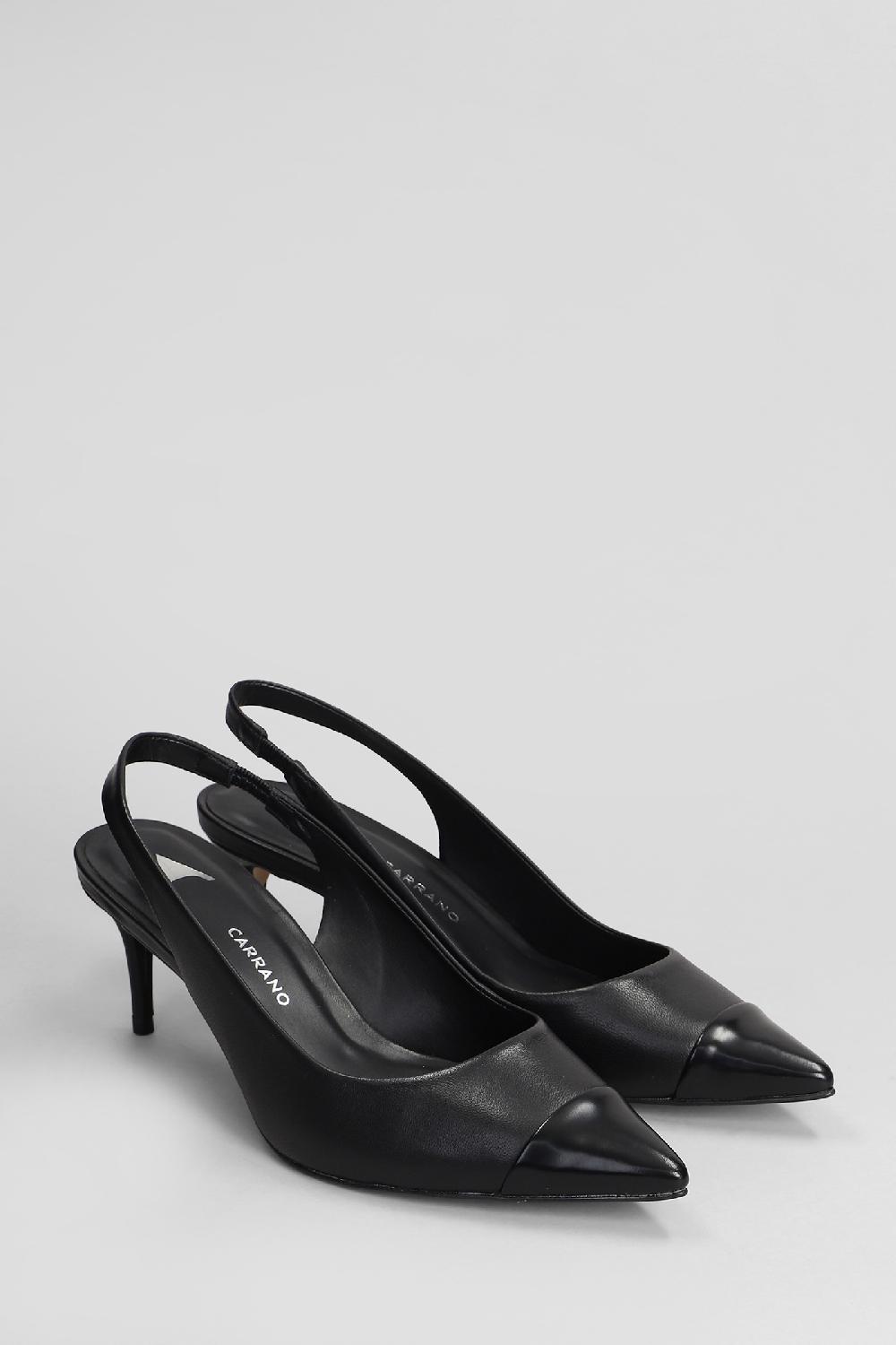 Deliberti Carrano Decollete In Pelle Nera Cod. 407026 - Deliberti The Luxury Shopping