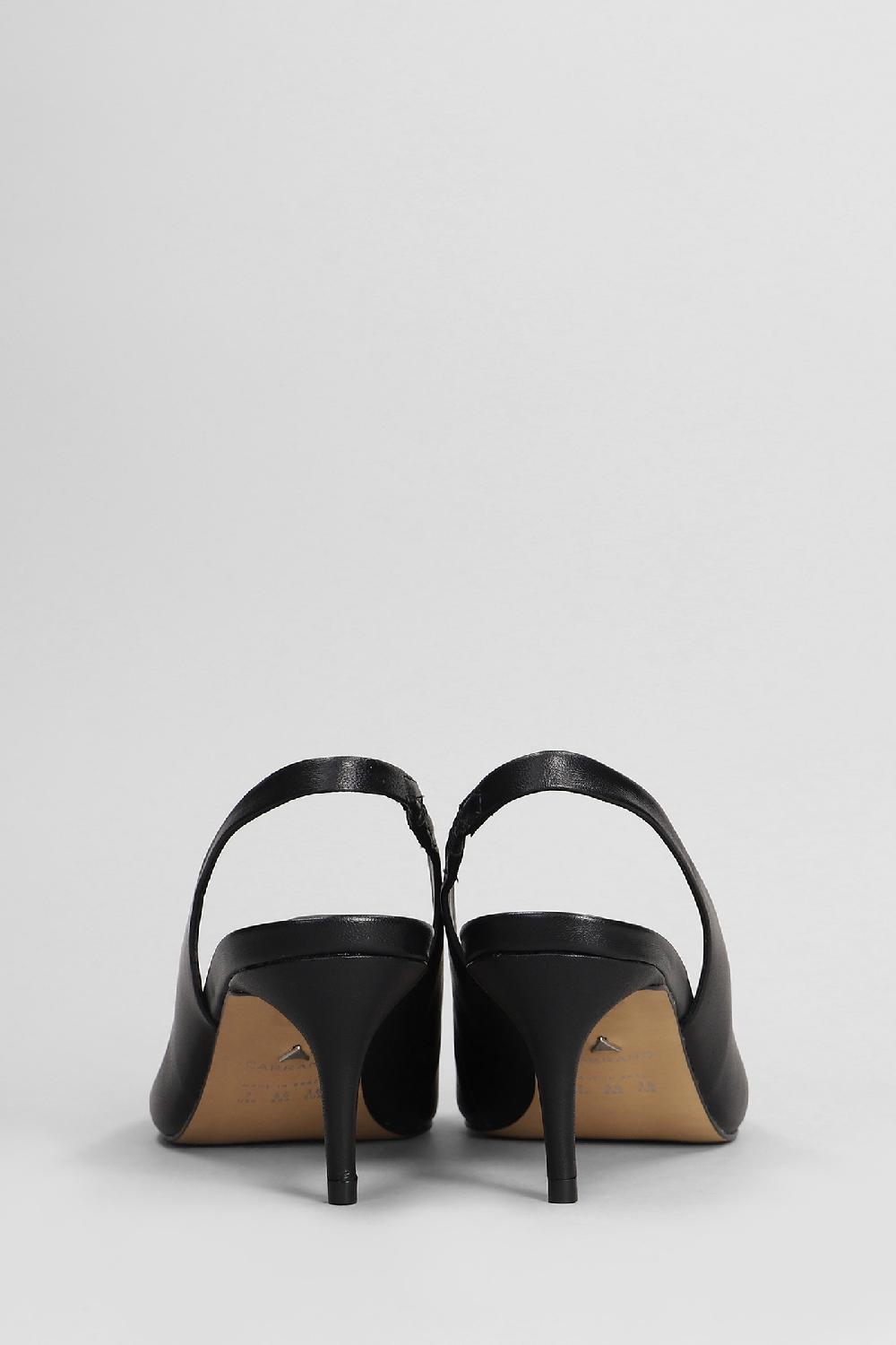 Deliberti Carrano Decollete In Pelle Nera Cod. 407026 - Deliberti The Luxury Shopping