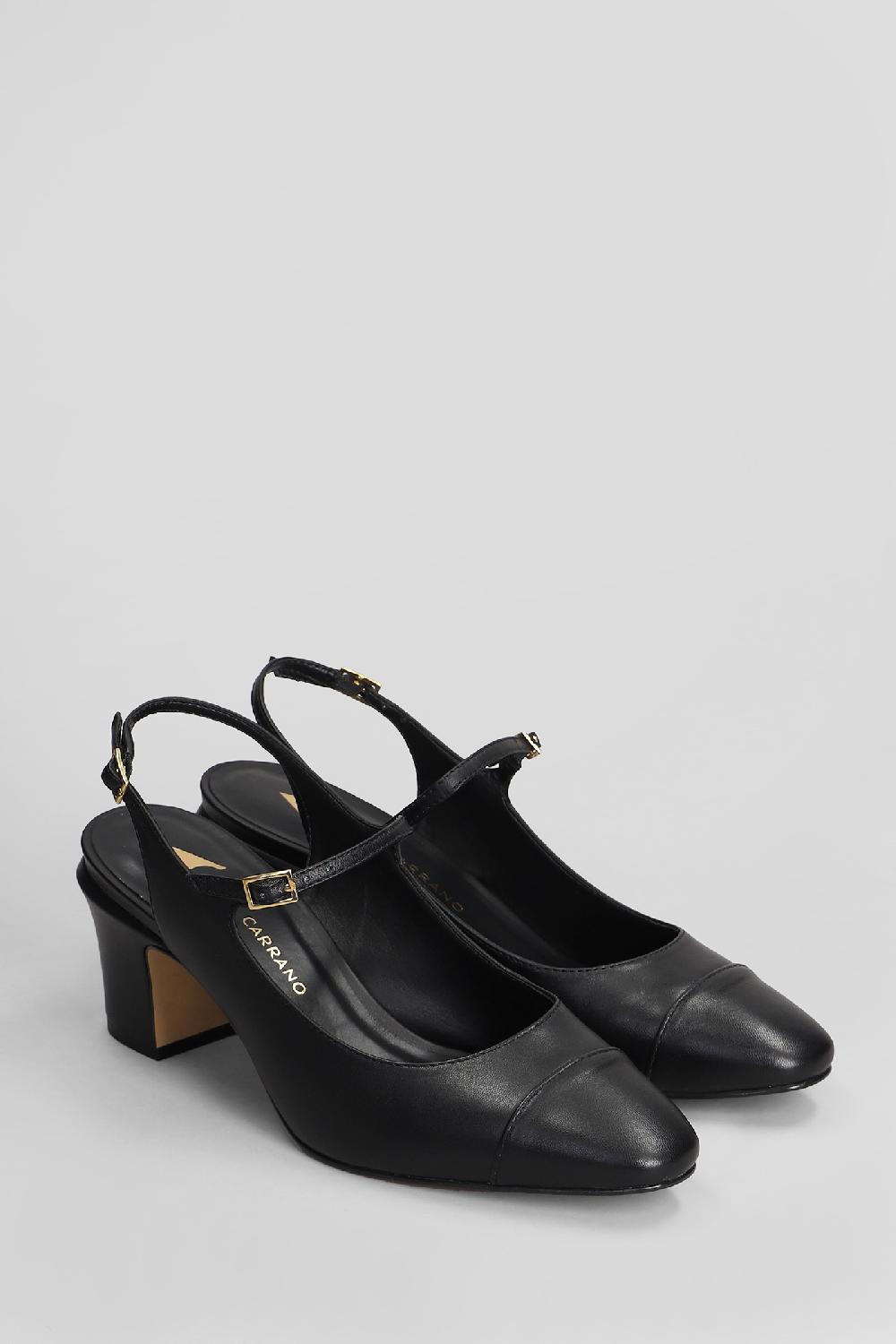Deliberti Carrano Decollete In Pelle Nera Cod. 407027 - Deliberti The Luxury Shopping