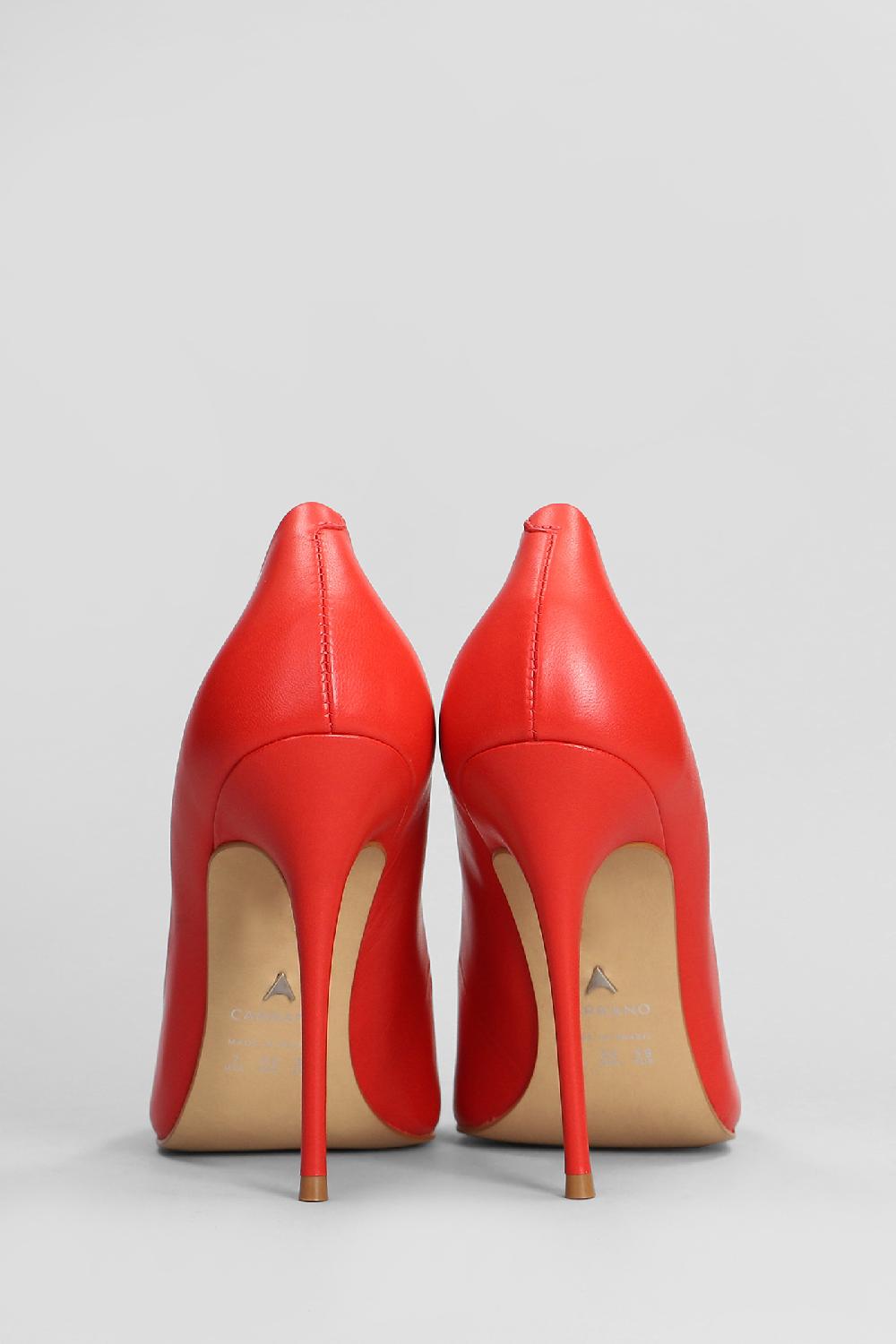 Deliberti Carrano Decollete In Pelle Rossa Cod. 406999 - Deliberti The Luxury Shopping