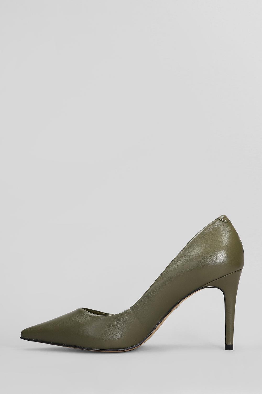Deliberti Carrano Decollete In Pelle Verde Cod. 407002 - Deliberti The Luxury Shopping