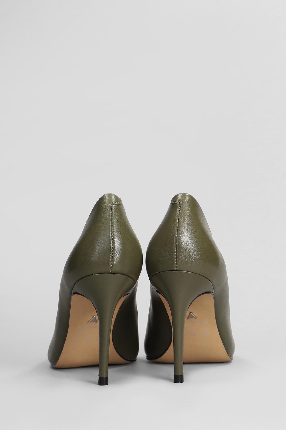 Deliberti Carrano Decollete In Pelle Verde Cod. 407002 - Deliberti The Luxury Shopping
