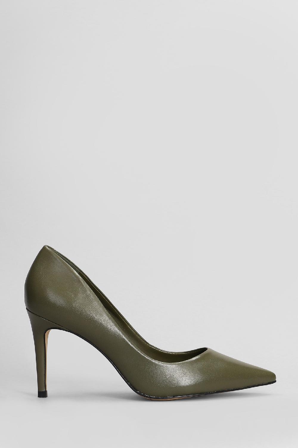 Deliberti Carrano Decollete in pelle verde cod. 407002 - Deliberti The Luxury Shopping