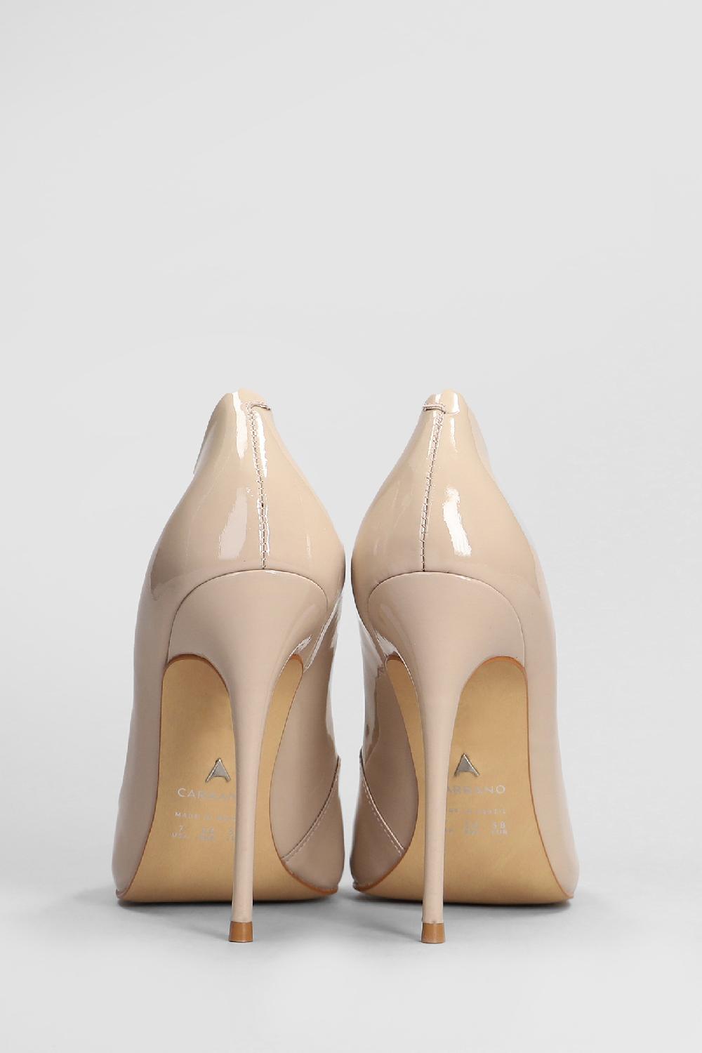 Deliberti Carrano Decollete In Vernice Beige Cod. 406997 - Deliberti The Luxury Shopping