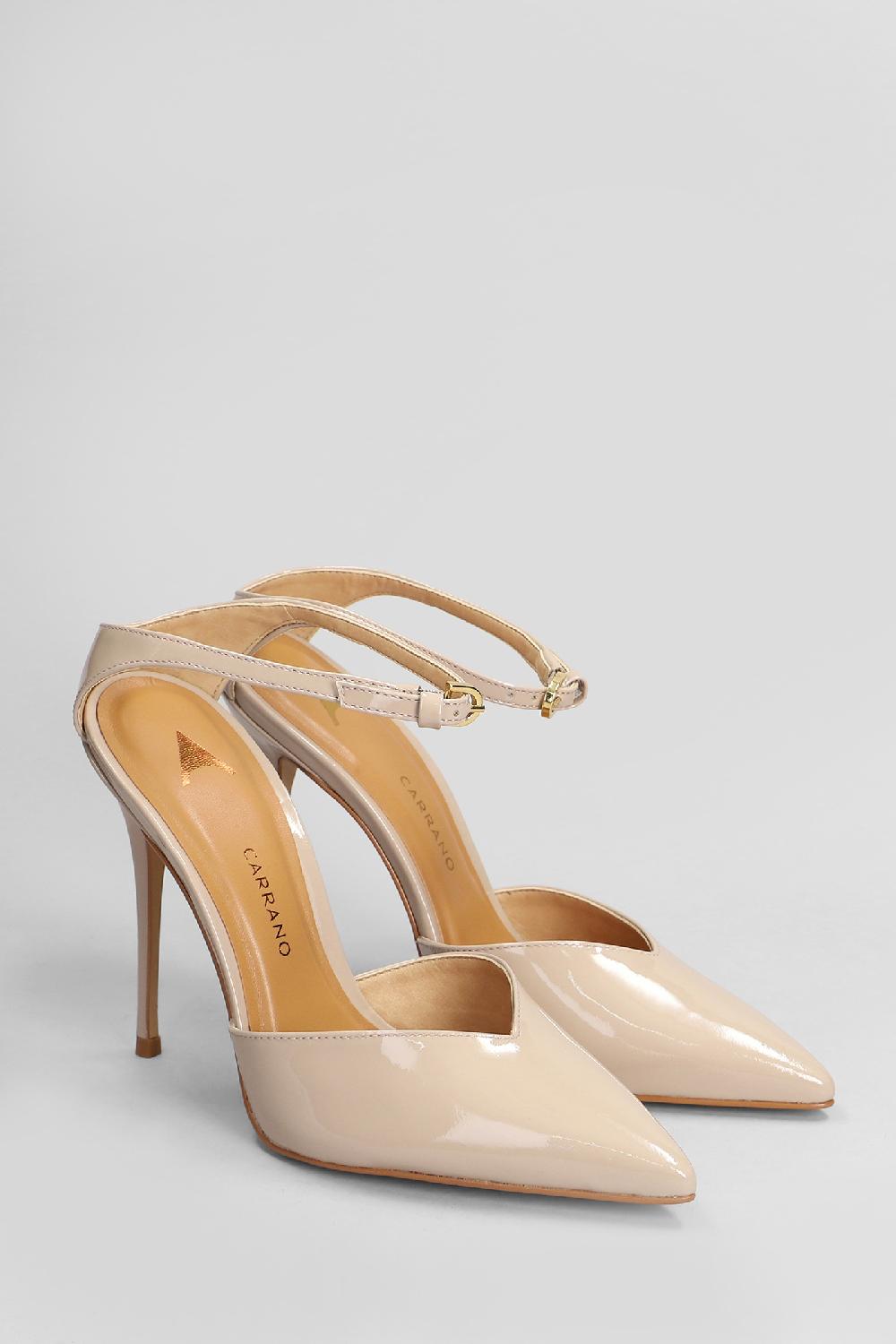 Deliberti Carrano Decollete In Vernice Beige Cod. 407006 - Deliberti The Luxury Shopping