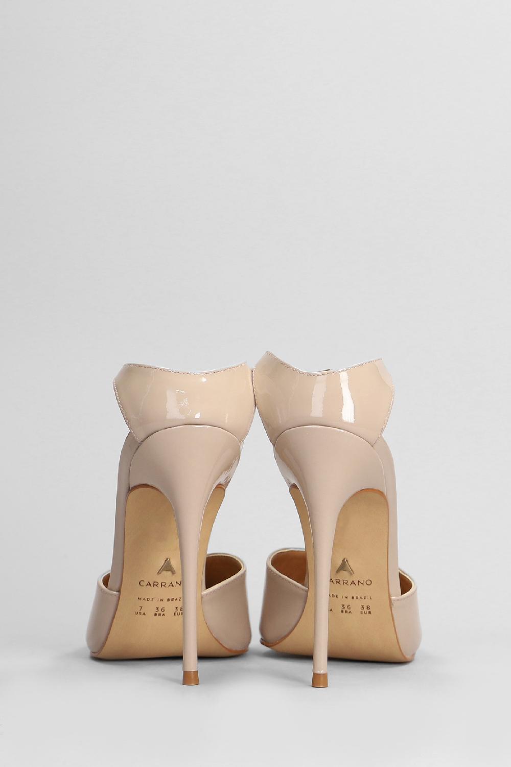 Deliberti Carrano Decollete In Vernice Beige Cod. 407006 - Deliberti The Luxury Shopping