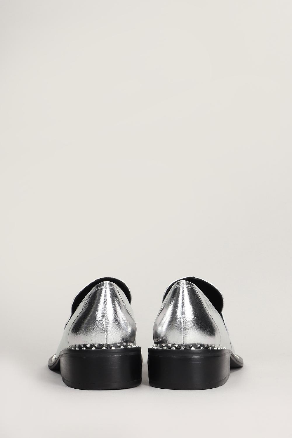 Deliberti Carrano Mocassini In Pelle Argento Cod. 407019 - Deliberti The Luxury Shopping