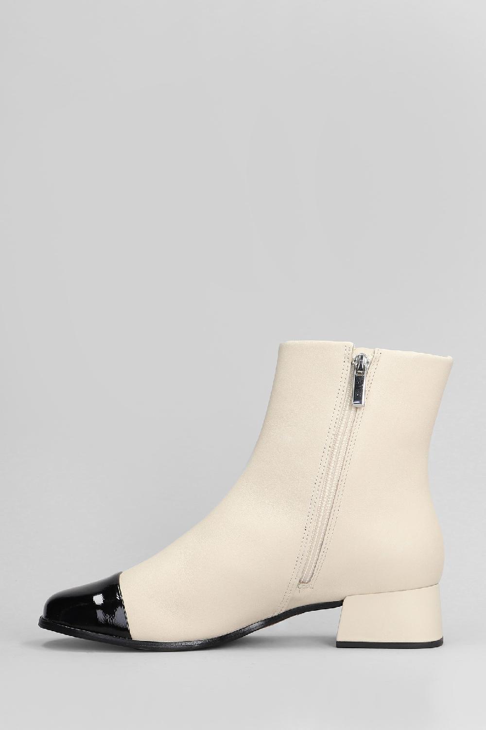 Deliberti Carrano Tronchetti Tacco Alto In Pelle Beige Cod. 407023 - Deliberti The Luxury Shopping