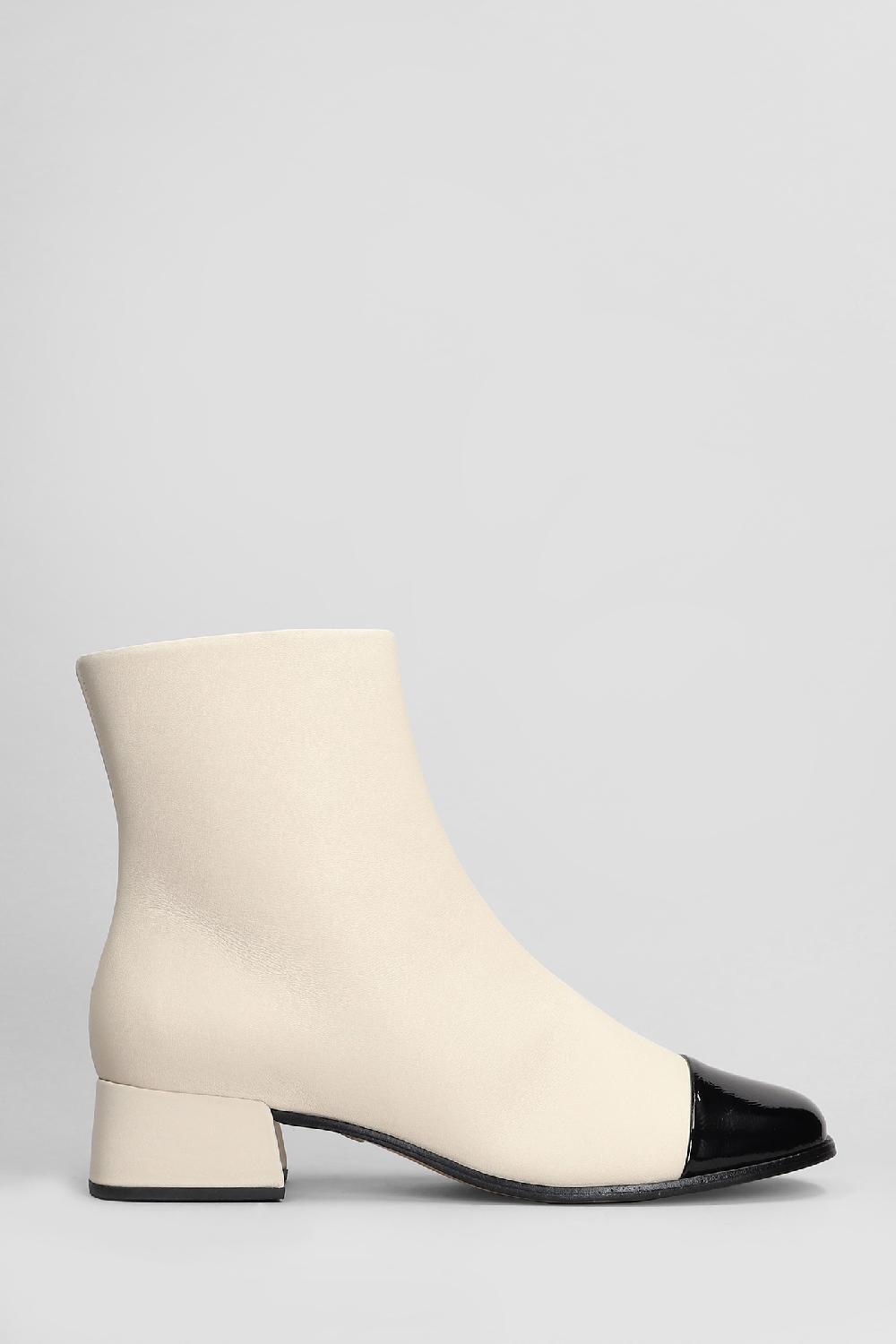 Deliberti Carrano Tronchetti tacco alto in pelle beige cod. 407023 - Deliberti The Luxury Shopping