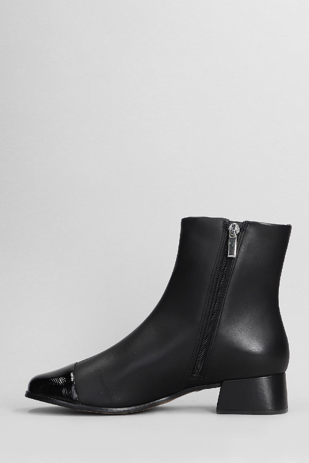 Deliberti Carrano Tronchetti Tacco Alto In Vernice Nera Cod. 407024 - Deliberti The Luxury Shopping