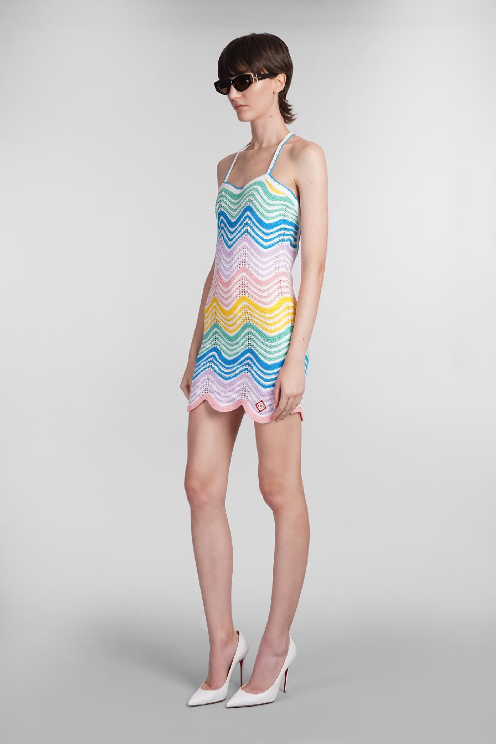 Deliberti Casablanca Abito In Cotone Multicolor Cod. 402441 - Deliberti The Luxury Shopping