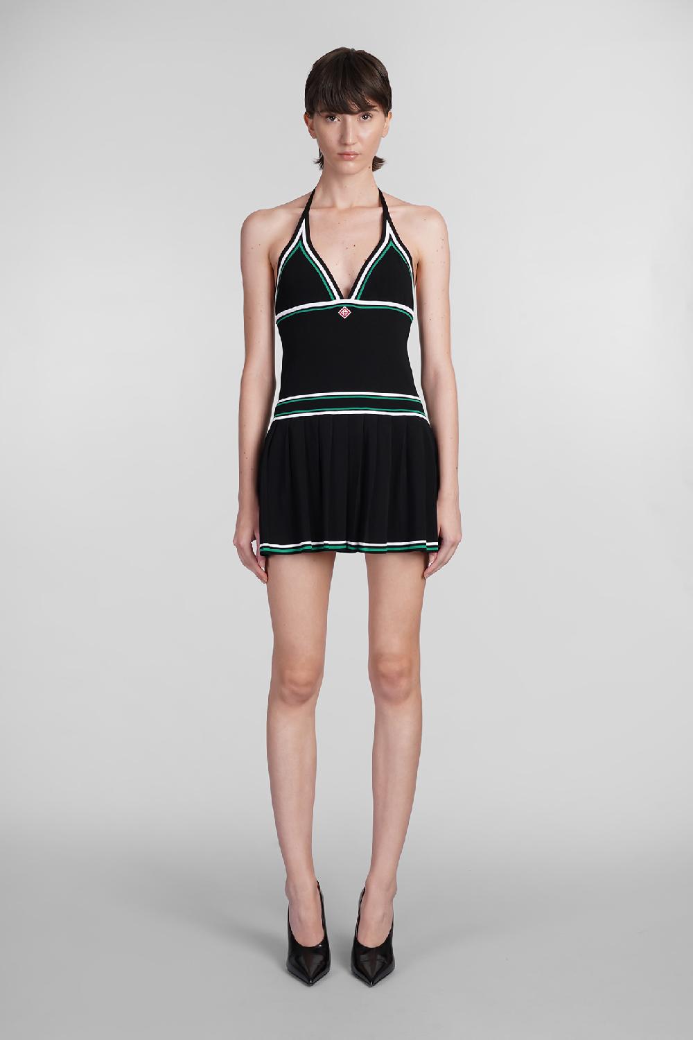 Deliberti Casablanca Abito in viscosa nera cod. 402442 - Deliberti The Luxury Shopping