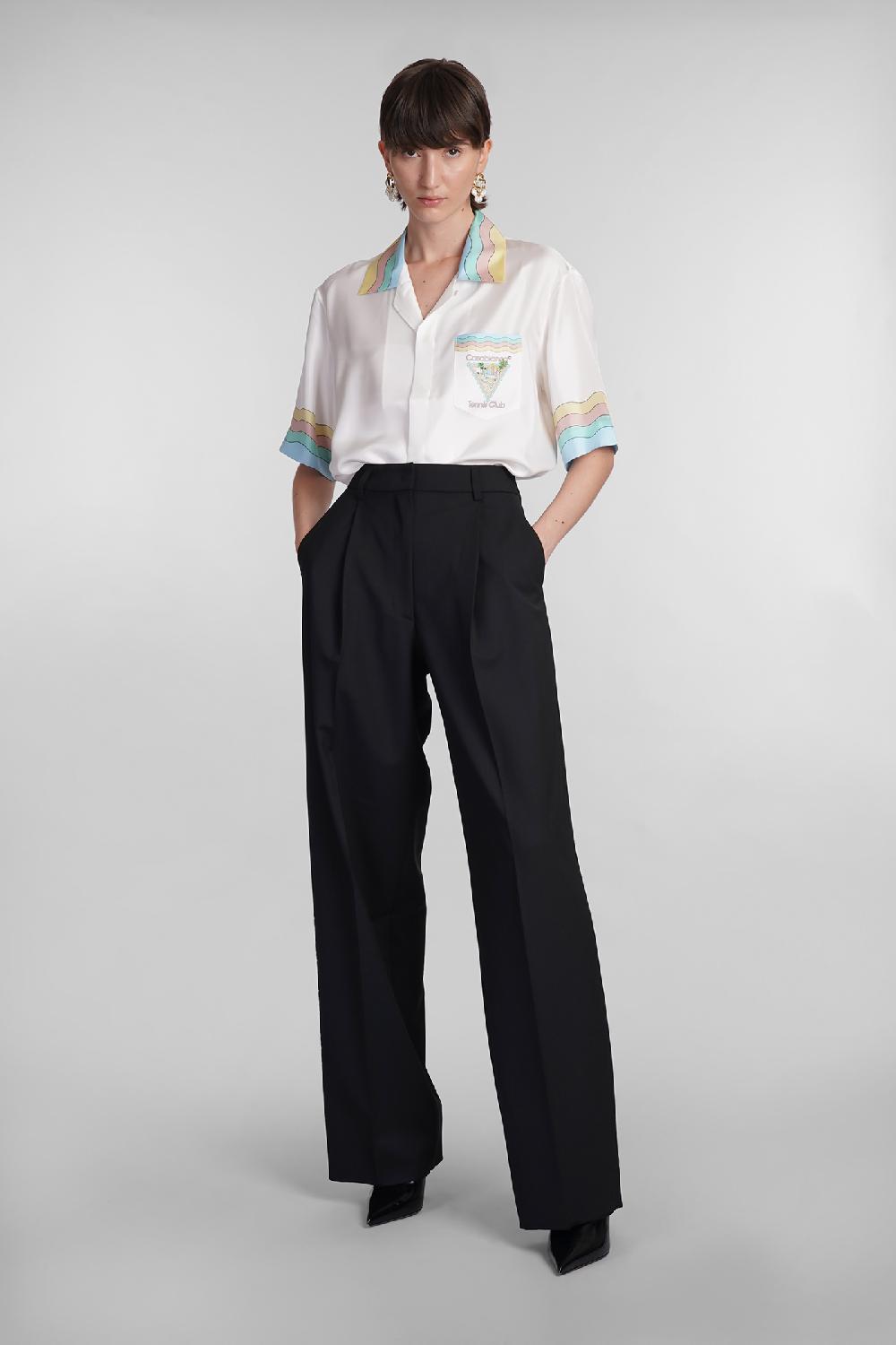 Deliberti Casablanca Camicia In Seta Bianca Cod. 402435 - Deliberti The Luxury Shopping