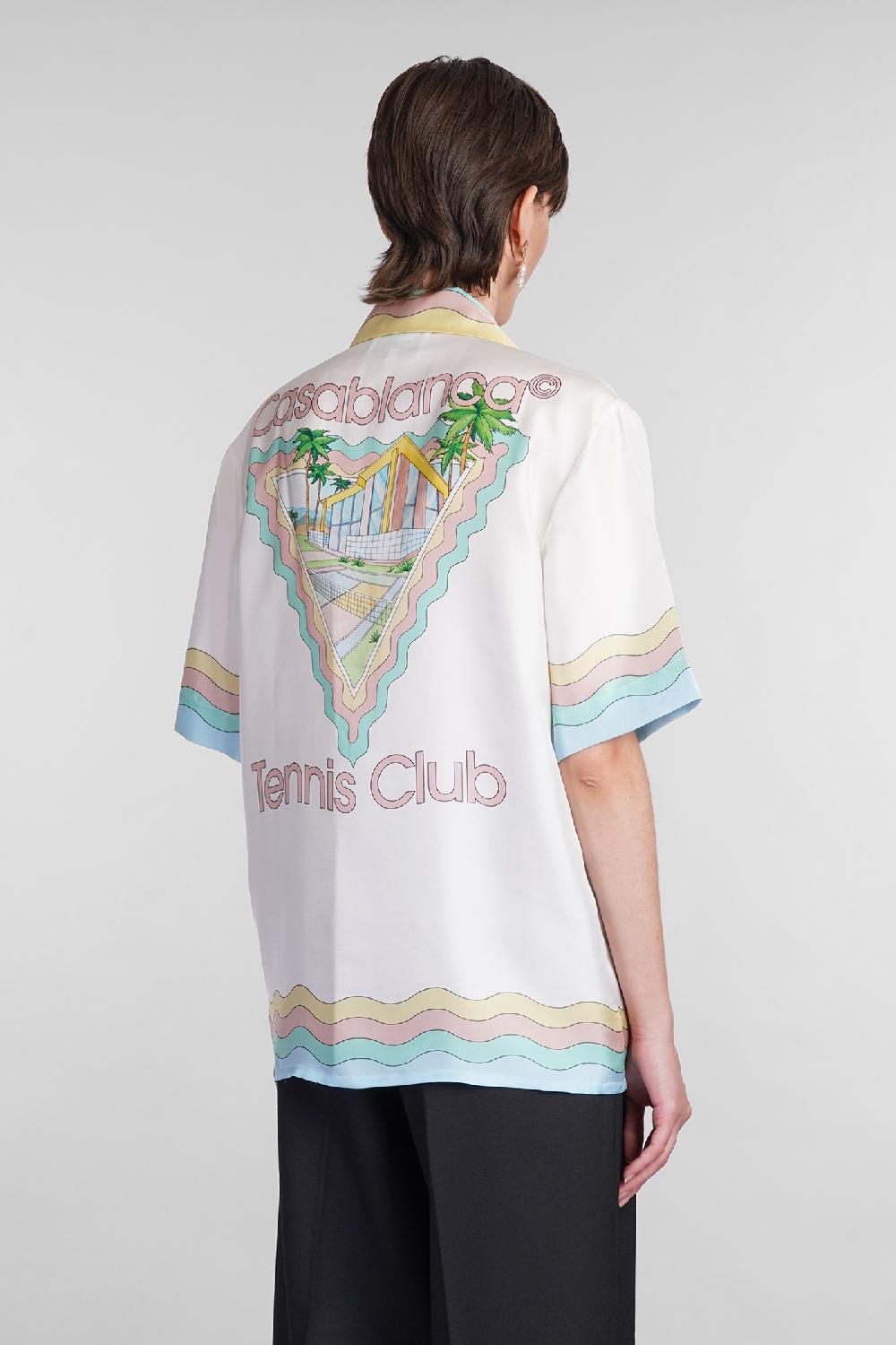 Deliberti Casablanca Camicia In Seta Bianca Cod. 402435 - Deliberti The Luxury Shopping