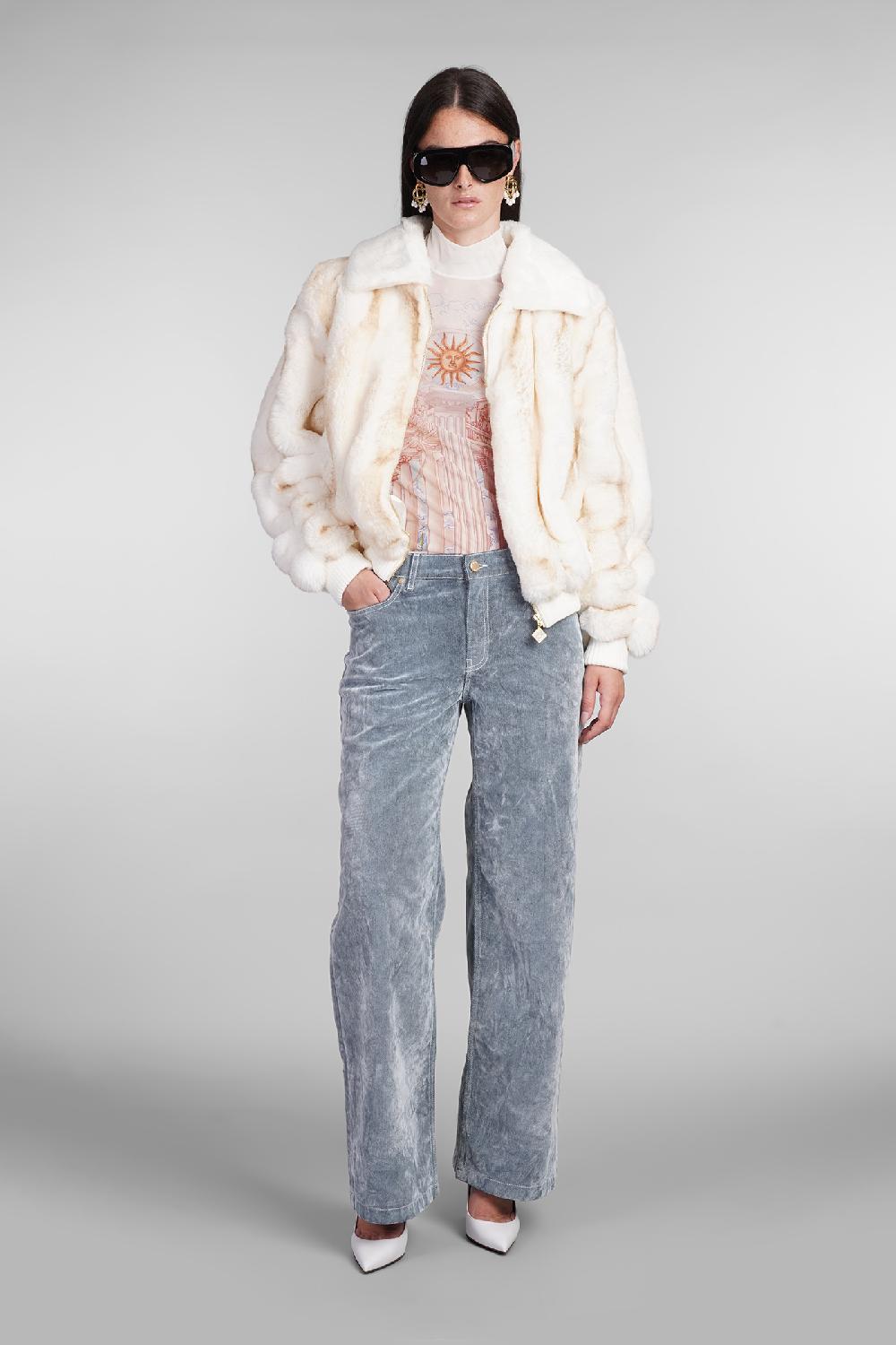 Deliberti Casablanca Pelliccia In Poliestere Beige Cod. 405001 - Deliberti The Luxury Shopping