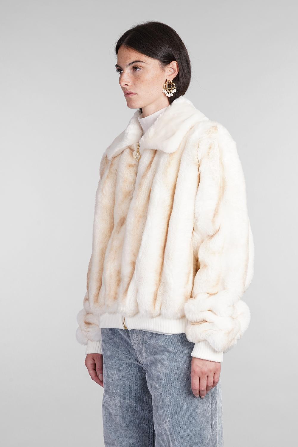 Deliberti Casablanca Pelliccia In Poliestere Beige Cod. 405001 - Deliberti The Luxury Shopping