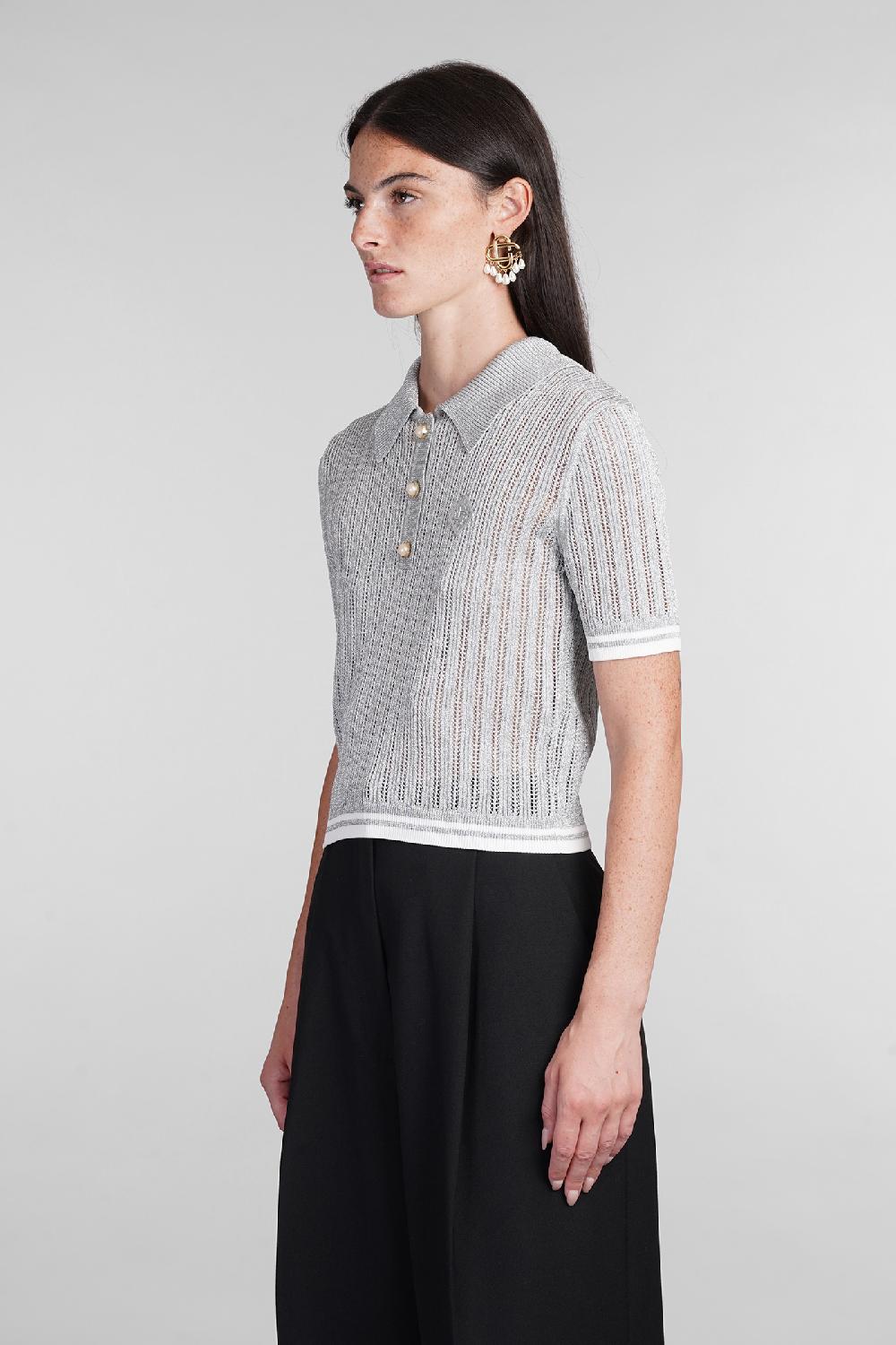 Deliberti Casablanca Polo In Viscosa Grigia Cod. 404113 - Deliberti The Luxury Shopping