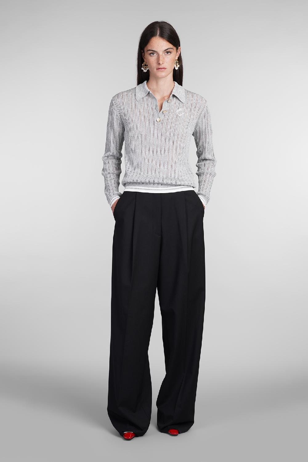 Deliberti Casablanca Polo In Viscosa Grigia Cod. 405000 - Deliberti The Luxury Shopping