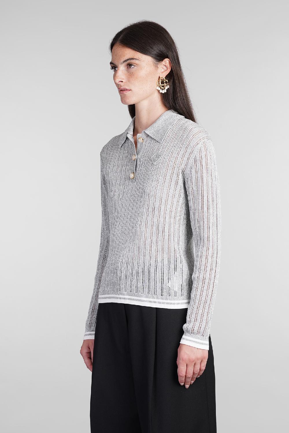 Deliberti Casablanca Polo In Viscosa Grigia Cod. 405000 - Deliberti The Luxury Shopping