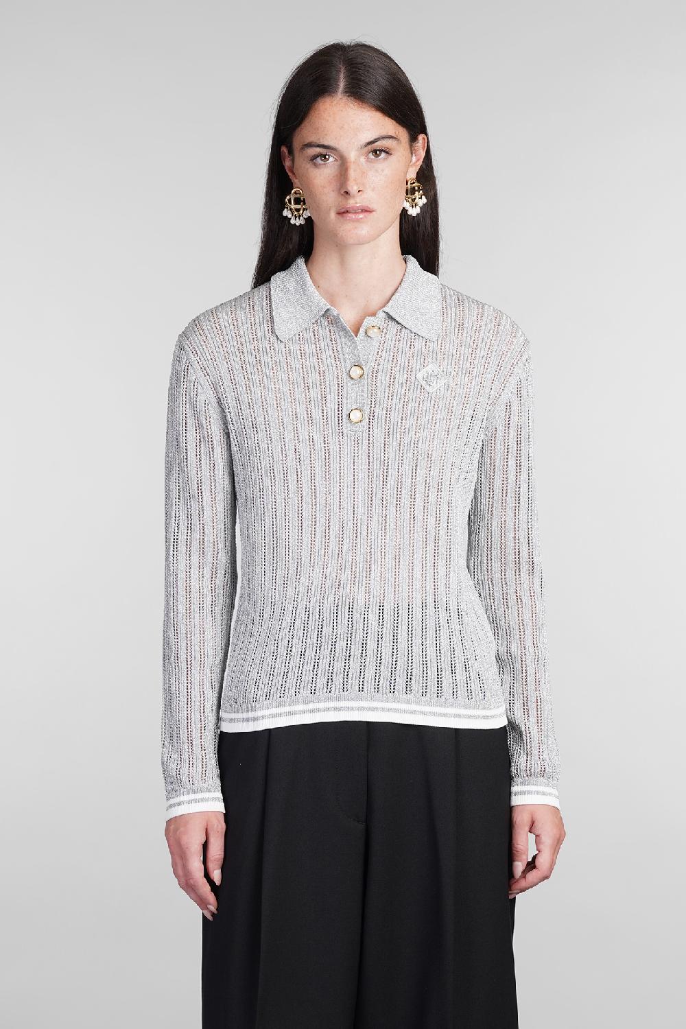 Deliberti Casablanca Polo in viscosa grigia cod. 405000 - Deliberti The Luxury Shopping