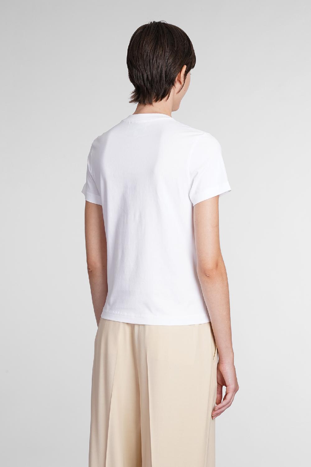 Deliberti Casablanca T-shirt In Cotone Bianco Cod. 384569 - Deliberti The Luxury Shopping