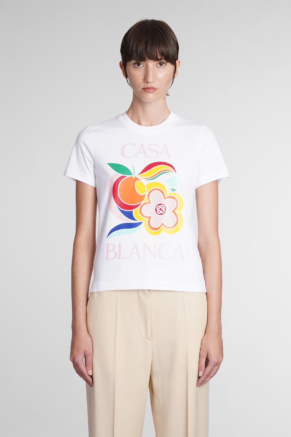 Deliberti Casablanca T-shirt in cotone bianco cod. 384569 - Deliberti The Luxury Shopping