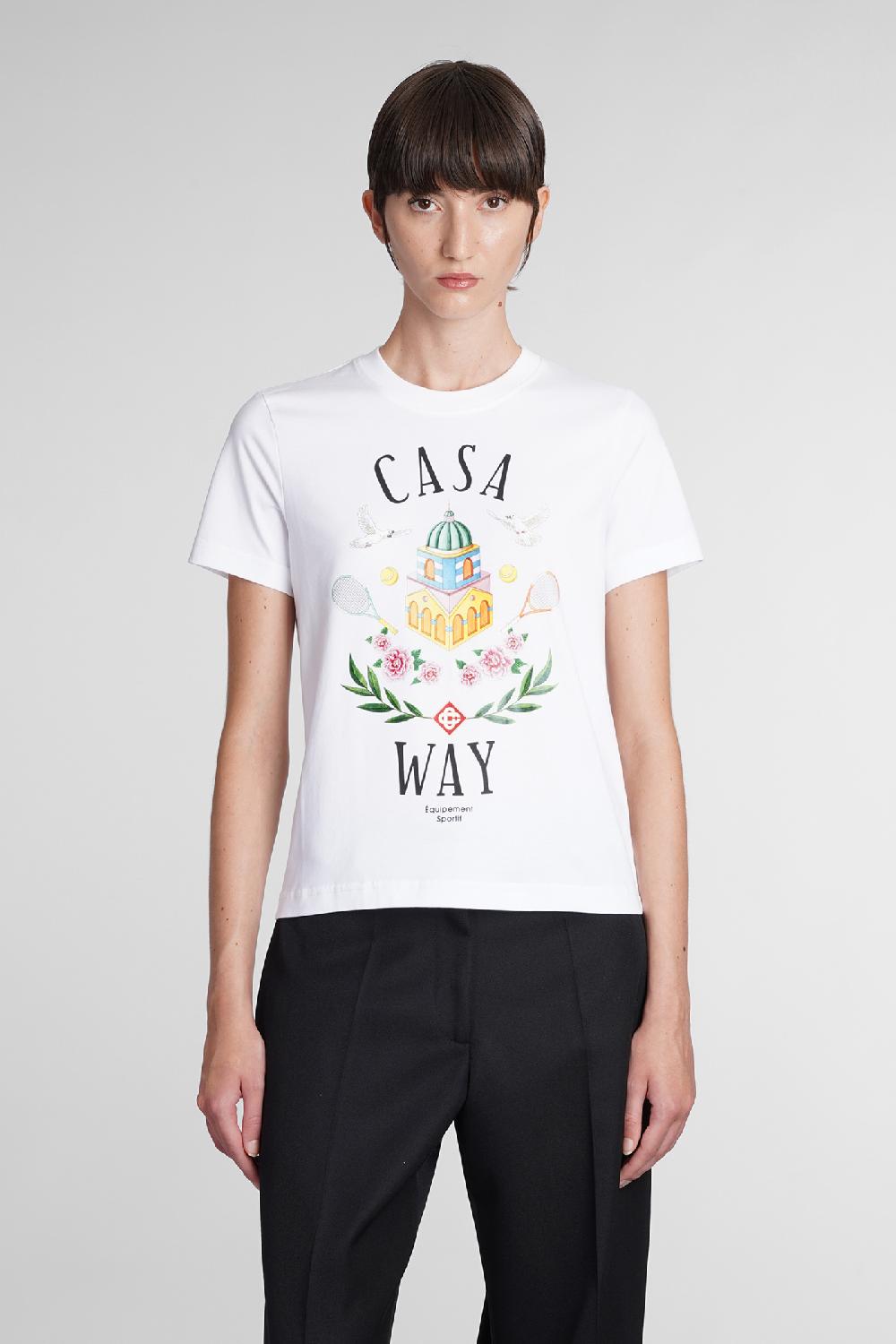Deliberti Casablanca T-shirt in cotone bianco cod. 384891 - Deliberti The Luxury Shopping
