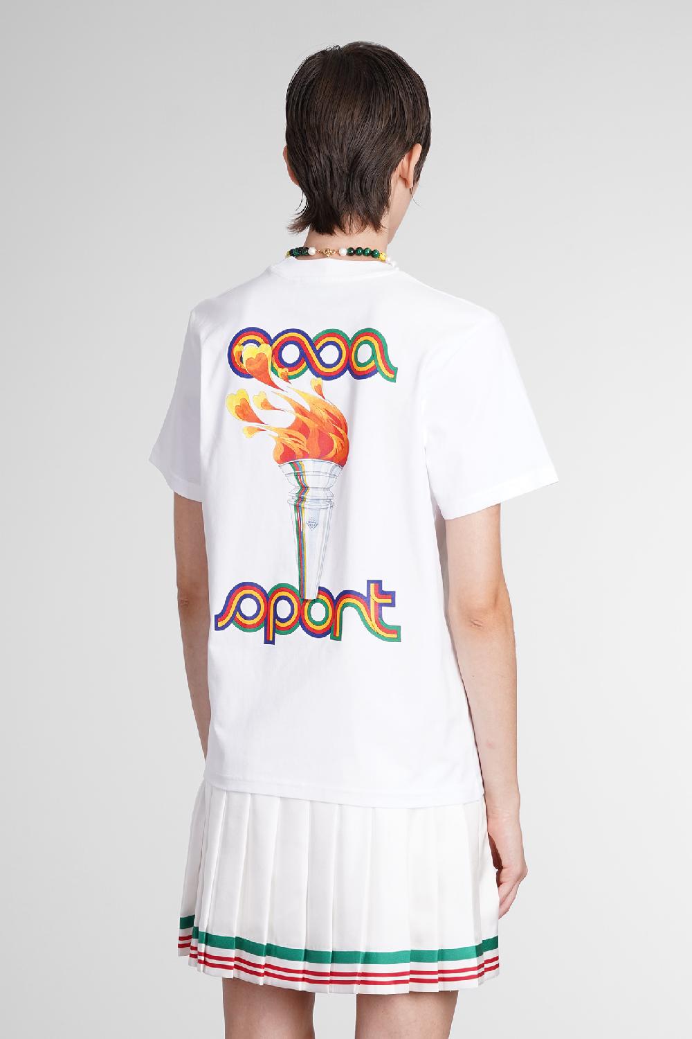 Deliberti Casablanca T-shirt In Cotone Bianco Cod. 387112 - Deliberti The Luxury Shopping