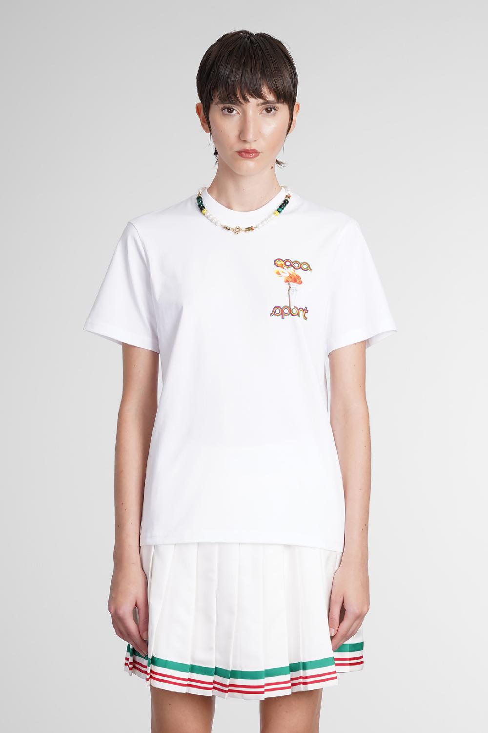 Deliberti Casablanca T-shirt in cotone bianco cod. 387112 - Deliberti The Luxury Shopping