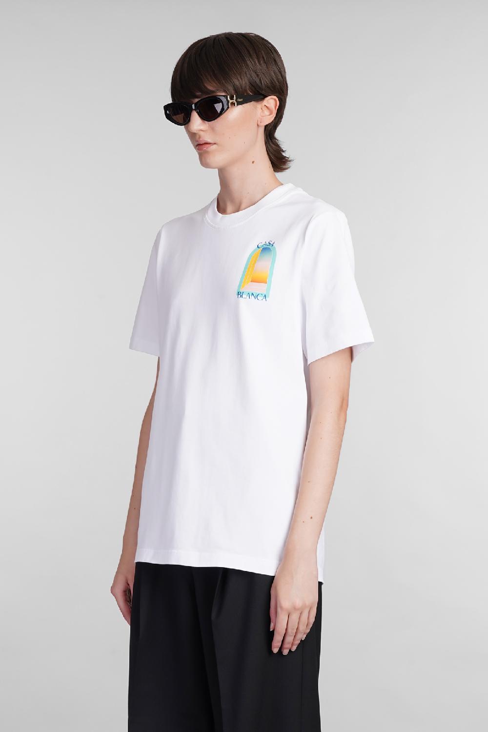 Deliberti Casablanca T-shirt In Cotone Bianco Cod. 402434 - Deliberti The Luxury Shopping