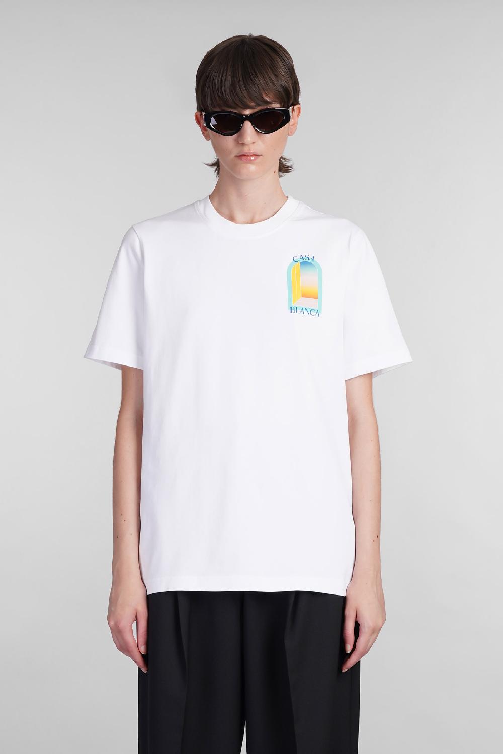 Deliberti Casablanca T-shirt in cotone bianco cod. 402434 - Deliberti The Luxury Shopping