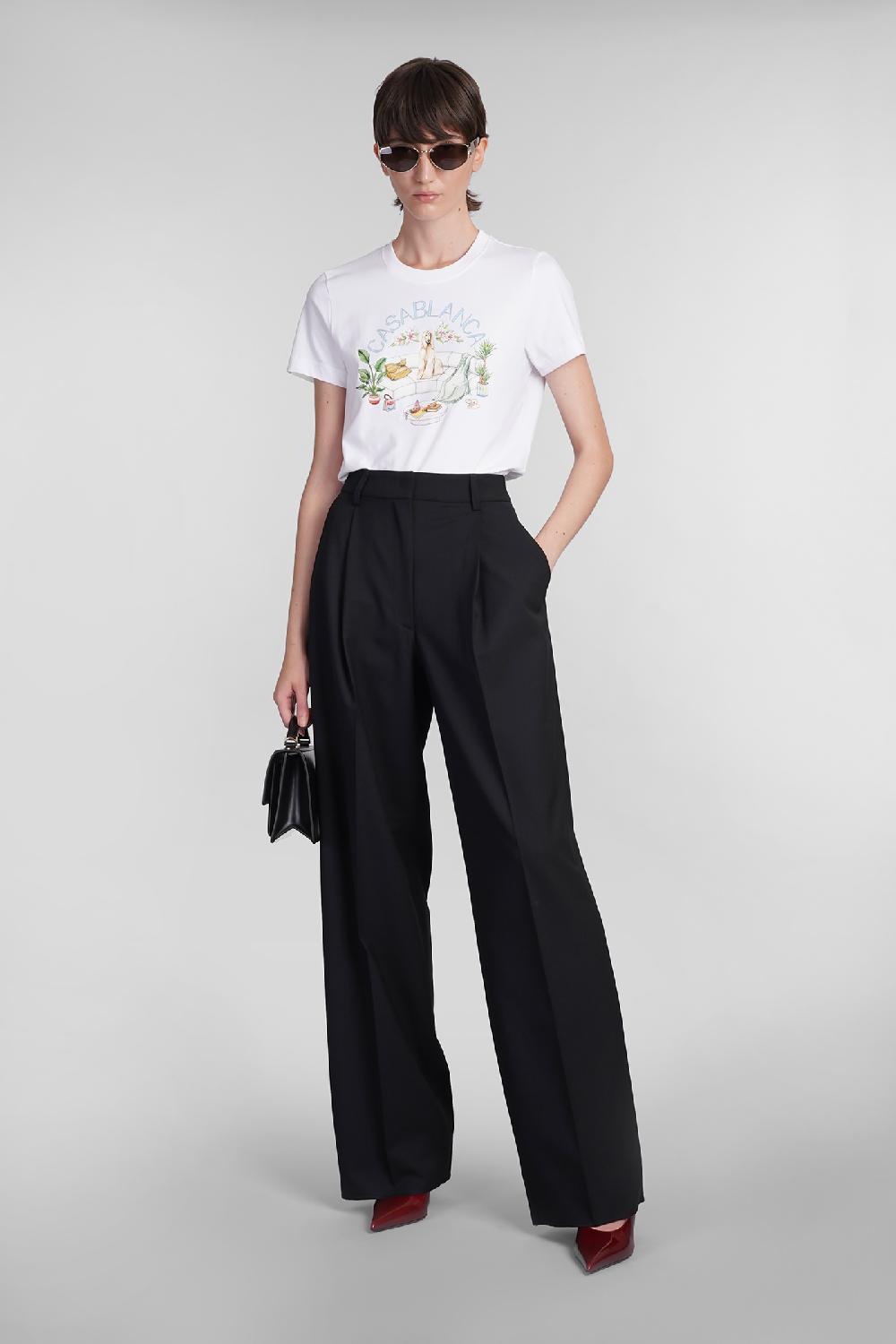 Deliberti Casablanca T-shirt In Cotone Bianco Cod. 402439 - Deliberti The Luxury Shopping