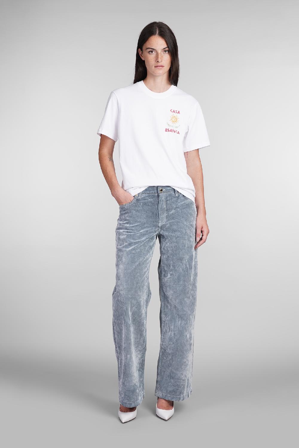 Deliberti Casablanca T-shirt In Cotone Bianco Cod. 403116 - Deliberti The Luxury Shopping