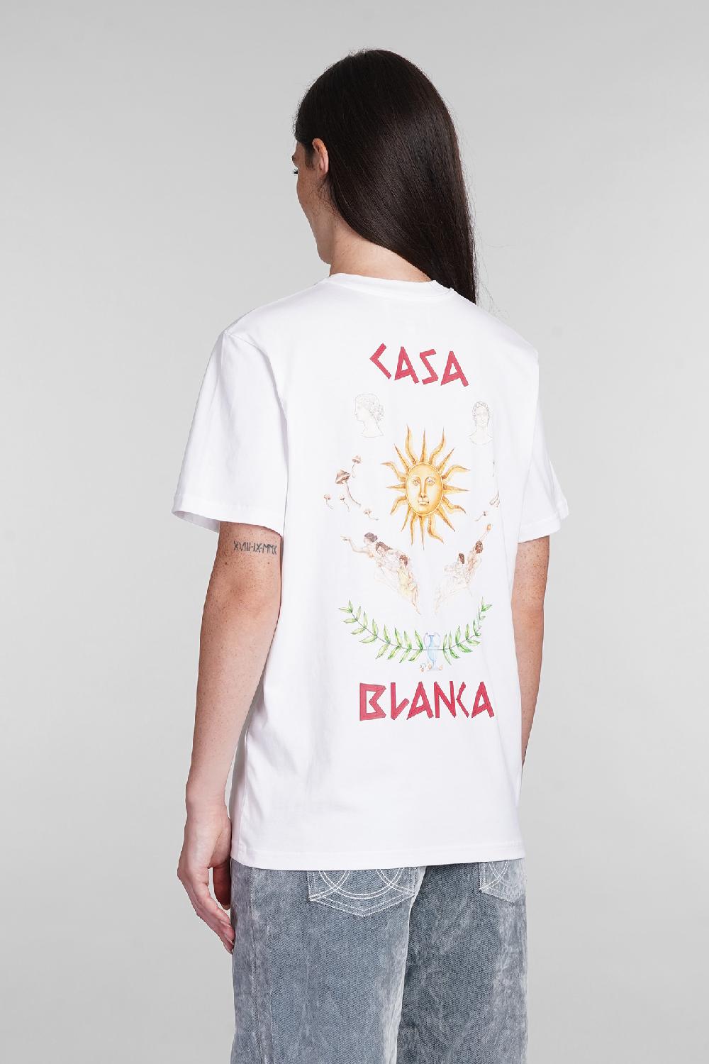 Deliberti Casablanca T-shirt In Cotone Bianco Cod. 403116 - Deliberti The Luxury Shopping