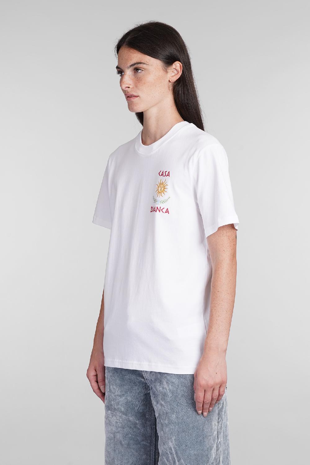 Deliberti Casablanca T-shirt In Cotone Bianco Cod. 403116 - Deliberti The Luxury Shopping