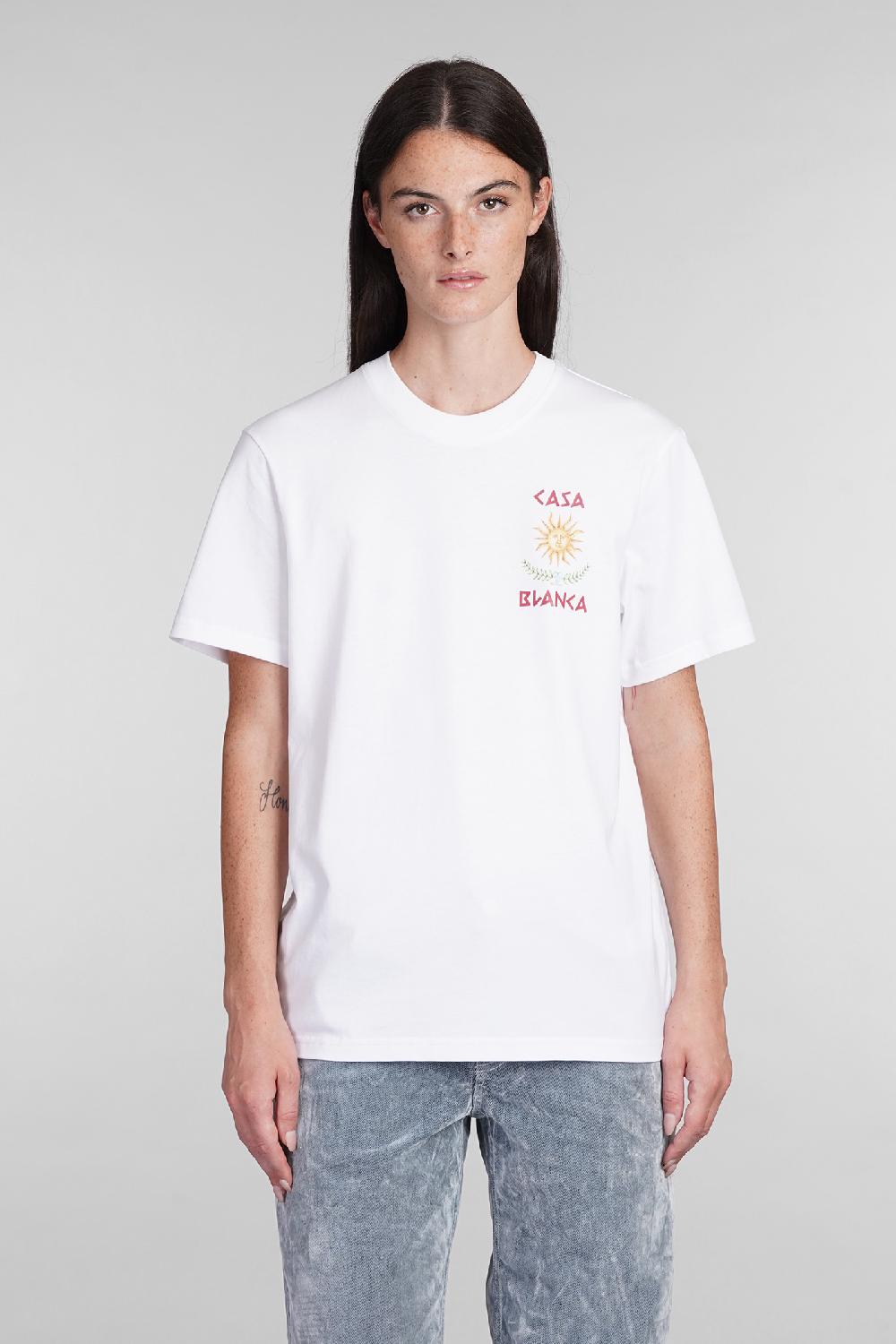 Deliberti Casablanca T-shirt in cotone bianco cod. 403116 - Deliberti The Luxury Shopping