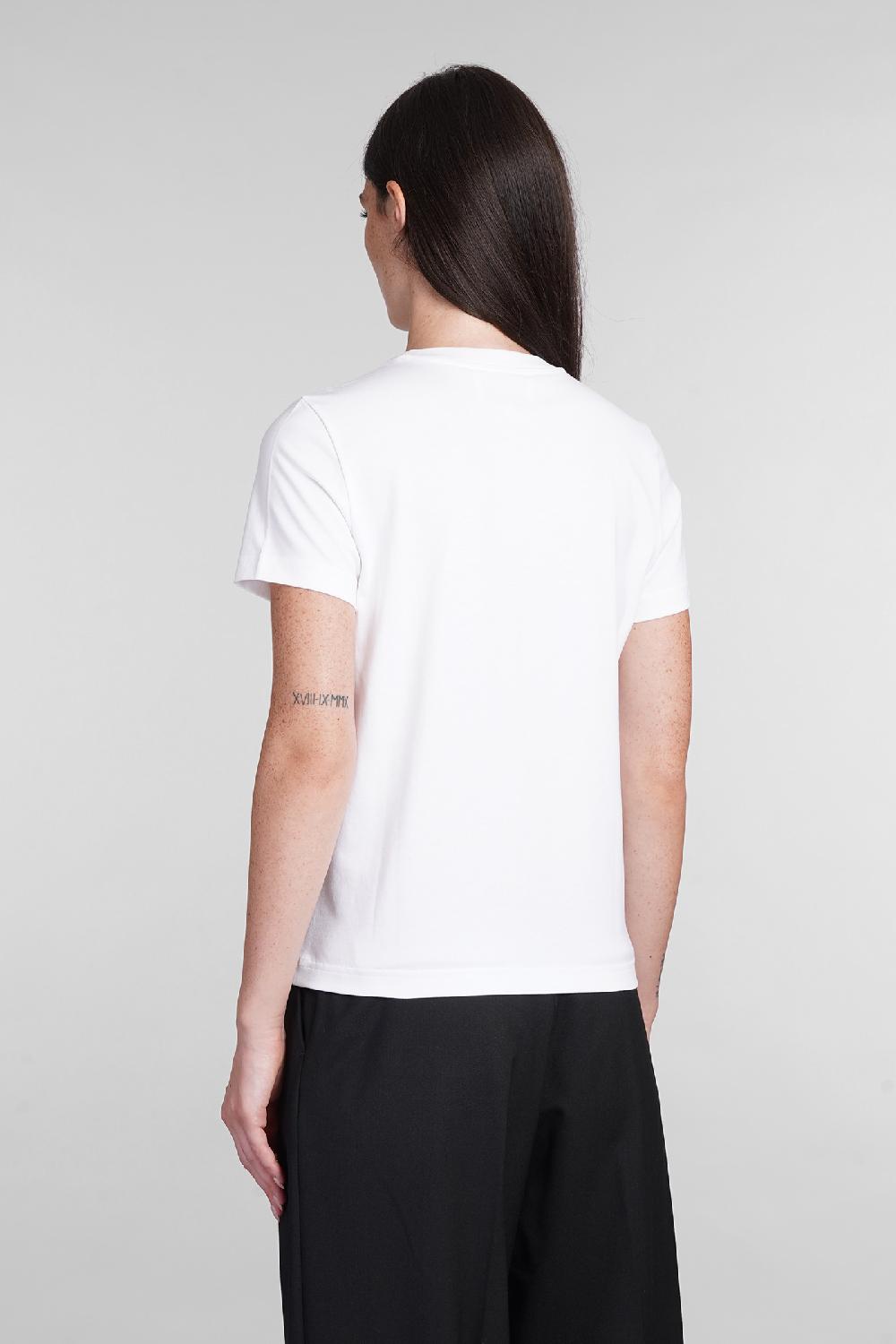 Deliberti Casablanca T-shirt In Cotone Bianco Cod. 403117 - Deliberti The Luxury Shopping