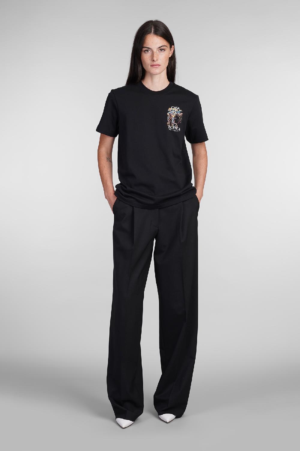 Deliberti Casablanca T-shirt In Cotone Nero Cod. 403115 - Deliberti The Luxury Shopping