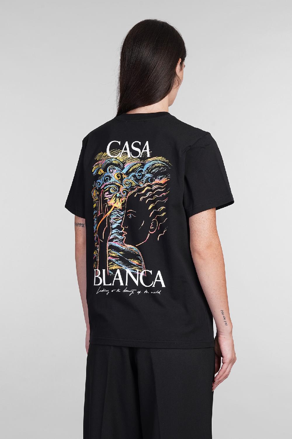 Deliberti Casablanca T-shirt In Cotone Nero Cod. 403115 - Deliberti The Luxury Shopping