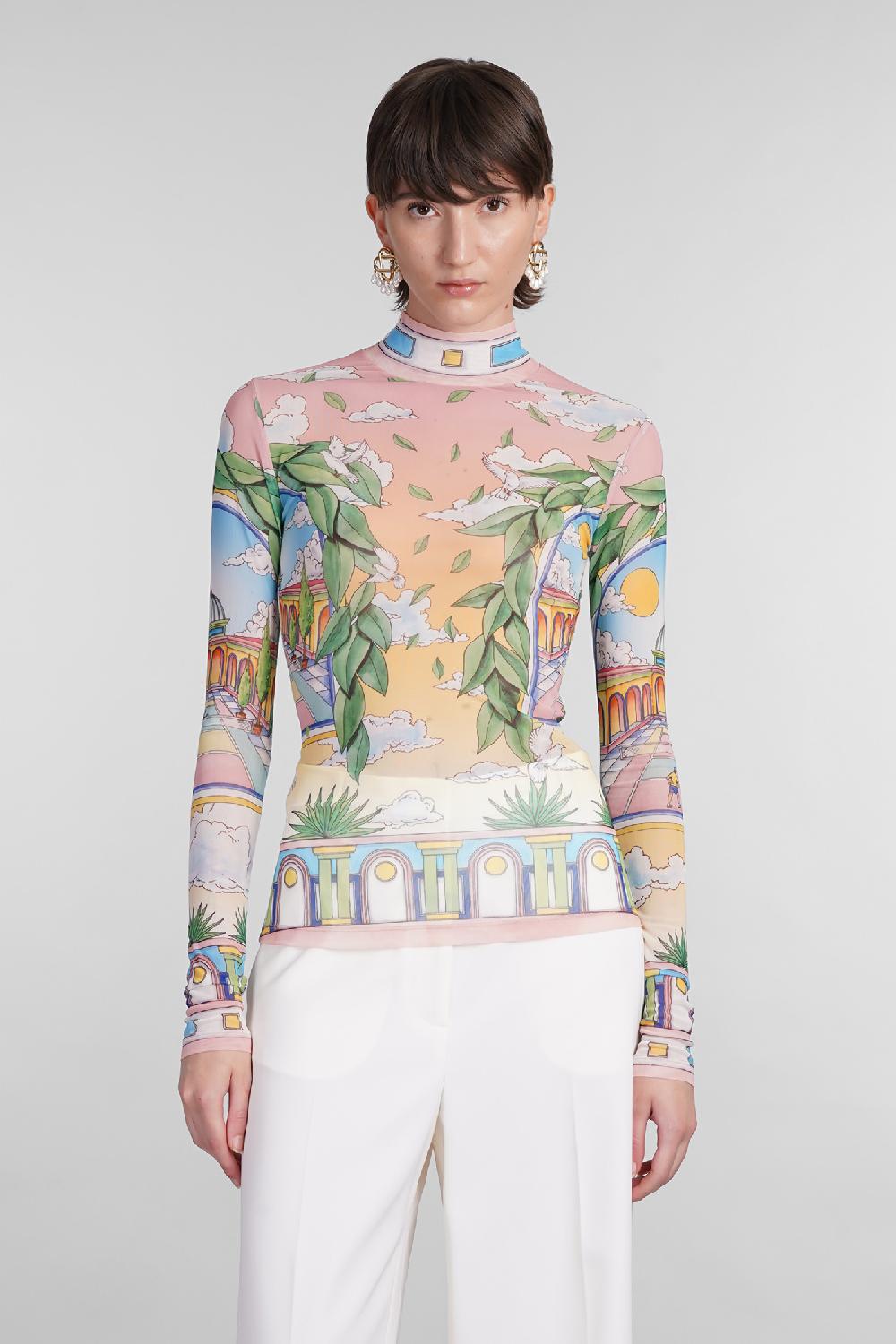 Deliberti Casablanca Topwear in poliestere multicolor cod. 402438 - Deliberti The Luxury Shopping