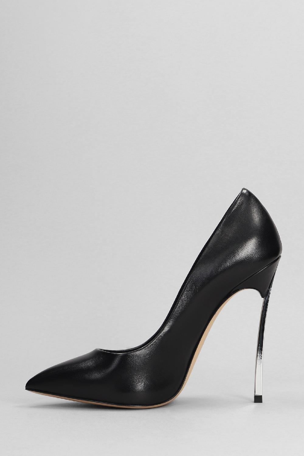 Deliberti Casadei Decollete Blade In Pelle Nera Cod. 403396 - Deliberti The Luxury Shopping