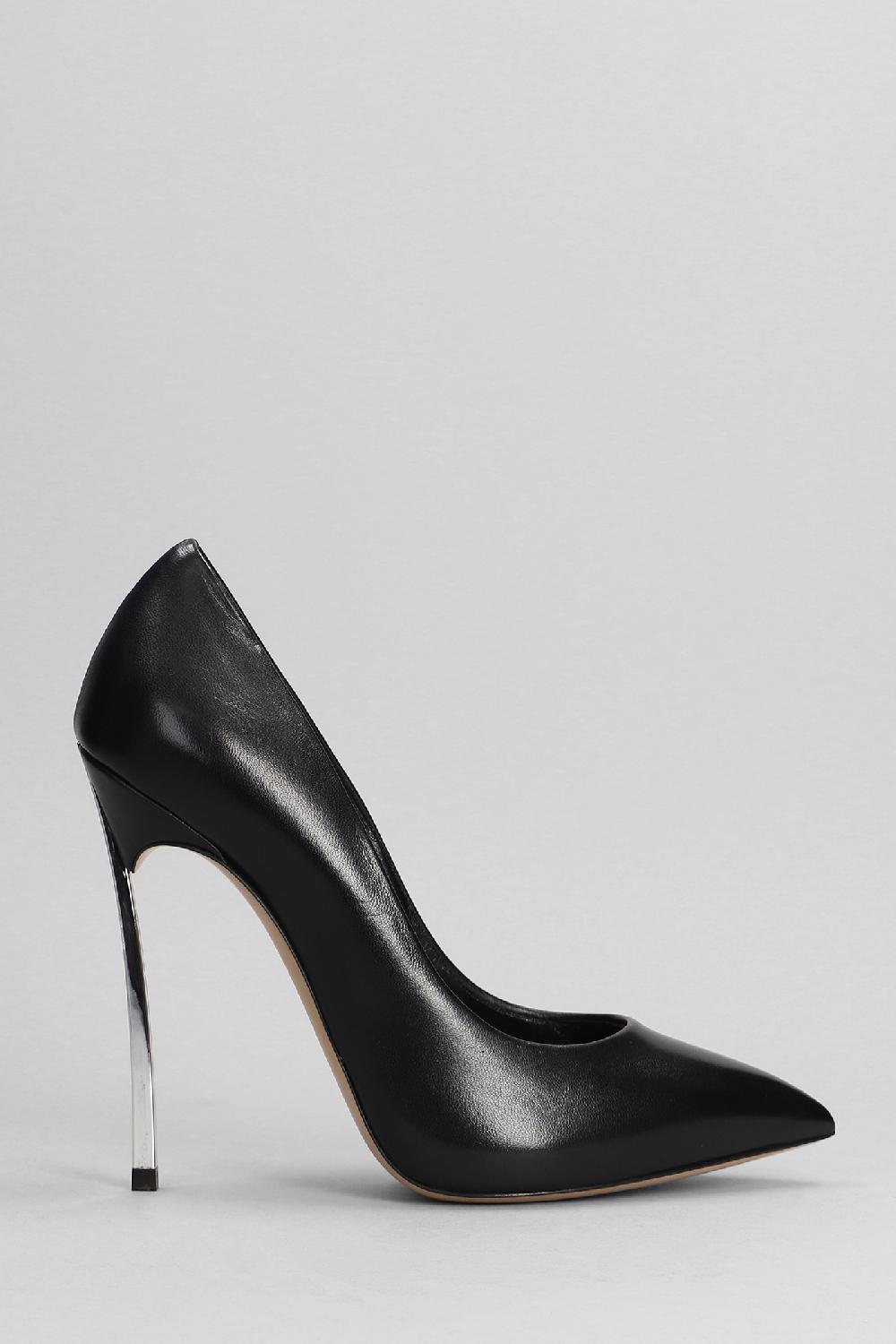 Deliberti Casadei Decollete blade in pelle nera cod. 403396 - Deliberti The Luxury Shopping