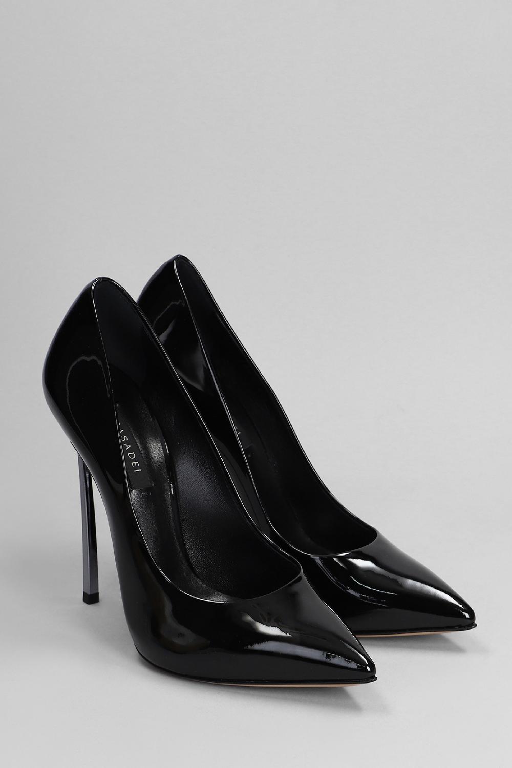 Deliberti Casadei Decollete Blade In Vernice Nera Cod. 392900 - Deliberti The Luxury Shopping