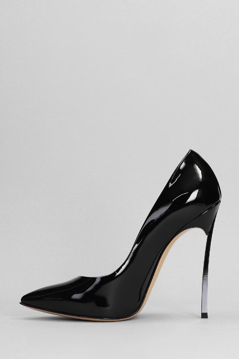 Deliberti Casadei Decollete Blade In Vernice Nera Cod. 392900 - Deliberti The Luxury Shopping