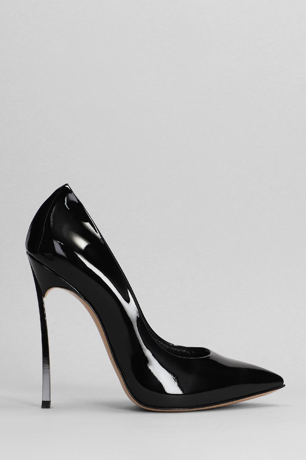 Deliberti Casadei Decollete blade in vernice nera cod. 392900 - Deliberti The Luxury Shopping